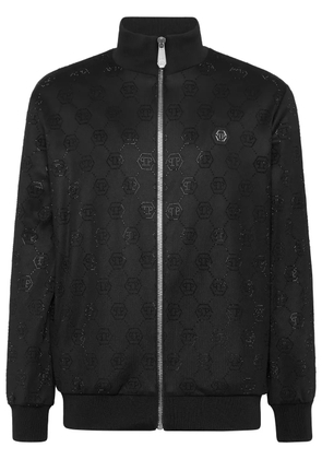 Philipp Plein monogram-embellished jacket - Black