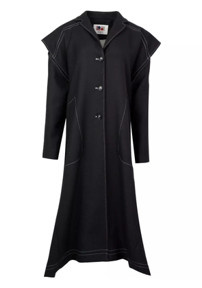 Ports 1961 single-breasted trench coat - Black