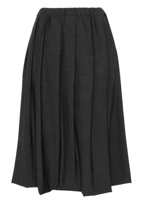 Fabiana Filippi pleated midi skirt - Grey