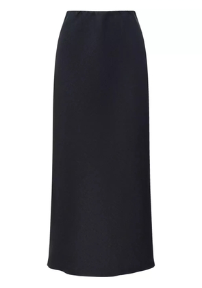 12 STOREEZ high-waisted linen skirt - Black