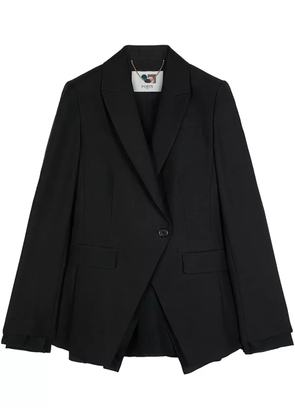 Ports 1961 off-centre fastening blazer - Black