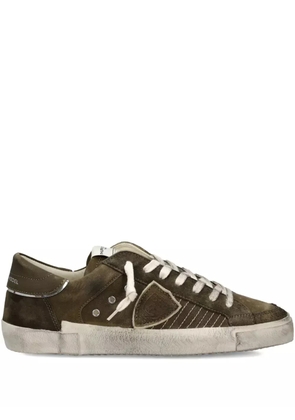 Philippe Model Paris leather low-top sneakers - Green