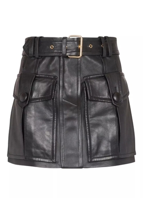 Balmain belted skirt - Black