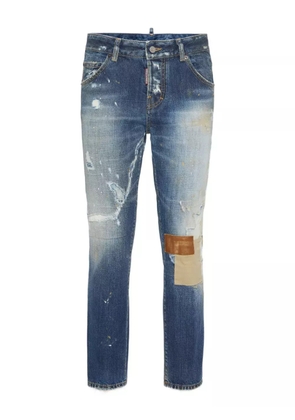 DSQUARED2 distressed skinny jeans - Blue