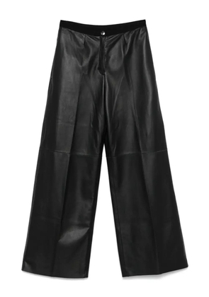 Forte Forte leather trousers - Black