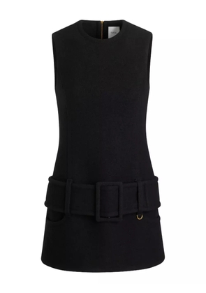 Patou belted mini dress - Black