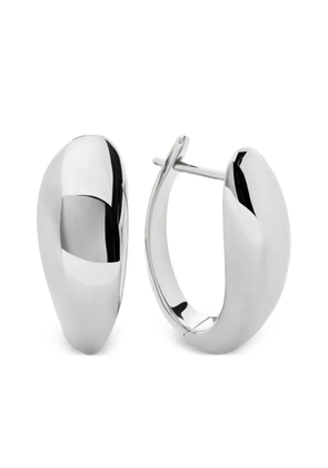 Monica Vinader Nura medium hoop earrings - Silver