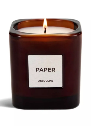 Assouline Library Paper scented candle (260g) - Brown