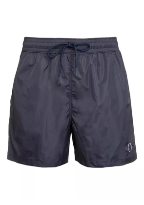 THE (Alphabet) elasticated-waist swim shorts - Blue