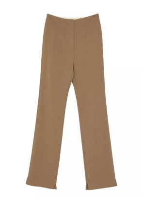 Nanushka Cybel split-hem tailored trousers - Brown