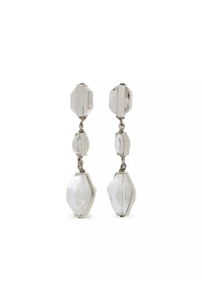 Jil Sander drop earrings - Silver