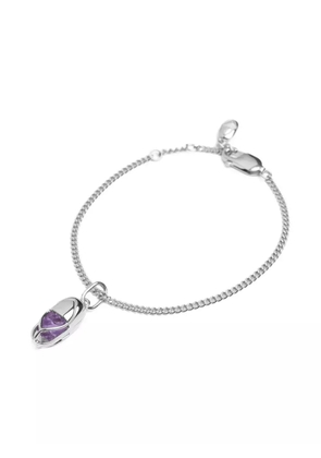 Capsule Eleven amethyst-charm bracelet - Silver