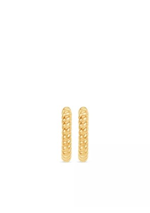 DOWER AND HALL small twist hoops earrings - Gold