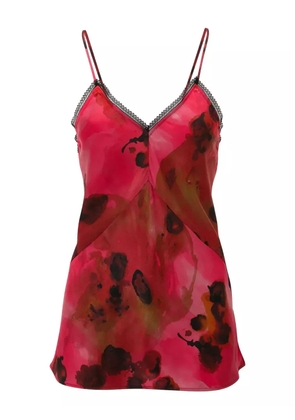 Victoria Beckham floral-print maxi dress - Pink