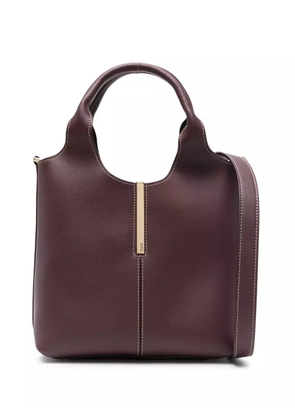 Tod's small Shopping leather tote bag - Red