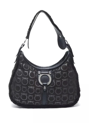 Ferragamo Pre-Owned 2000s Gancini shoulder bag - Black