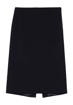 Peserico back-vent midi skirt - Blue