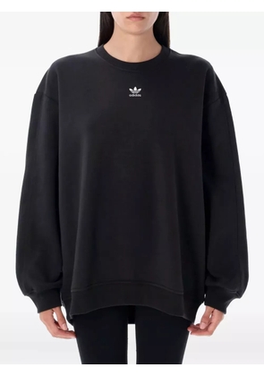 adidas small-logo sweatshirt - Black