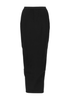 Rick Owens Pillar back-split maxi skirt - Black