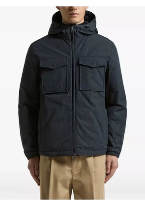 Peserico hooded pocket jacket - Blue