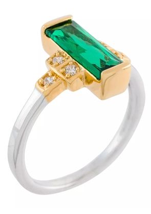 V by Laura Vann Audrey crystal-embellished ring - Silver