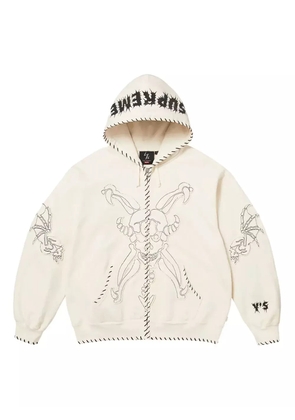 Supreme x Y's by Yohji Yamamoto® zip-up hoodie - White