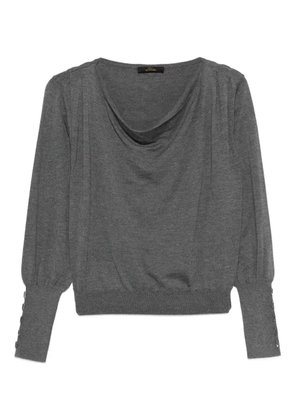 TWINSET buttoned long-sleeve top - Grey