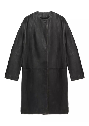 Simkhai long leather coat - Black