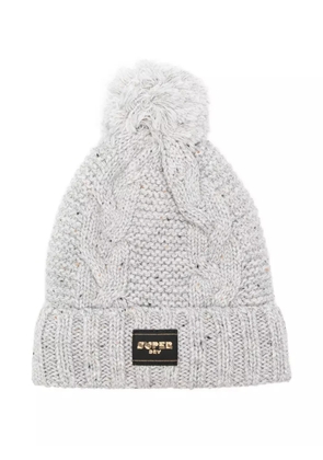 Superdry cable-knit beanie hat - Grey