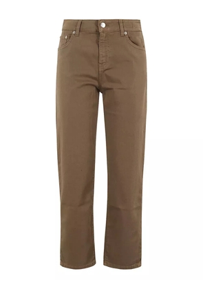 Department 5 cotton trousers - Brown