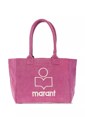 ISABEL MARANT Yenky logo-embroidered tote bag - Pink