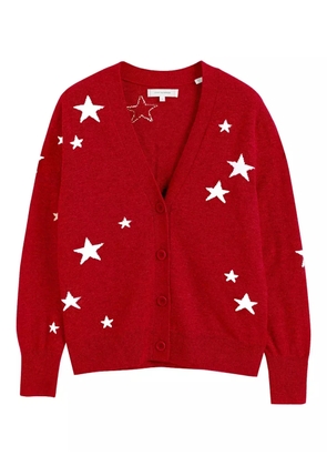 Chinti & Parker star-motif cardigan - Red