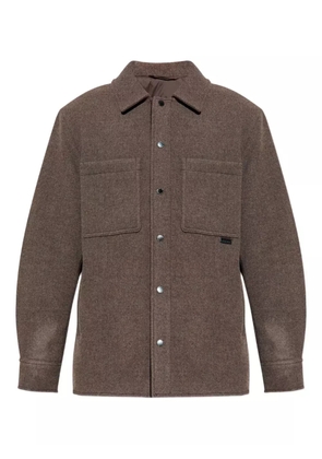 Canada Goose button-fastening patch-pockets shirt jacket - Brown