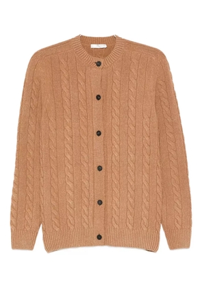 The Row Loneke cable-knit cardigan - Brown