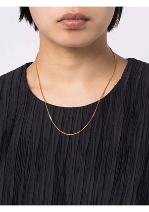 Crystal Haze box-chain necklace - Gold