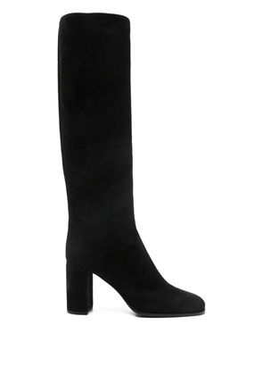 Prada square-toe block-heel boots - Black
