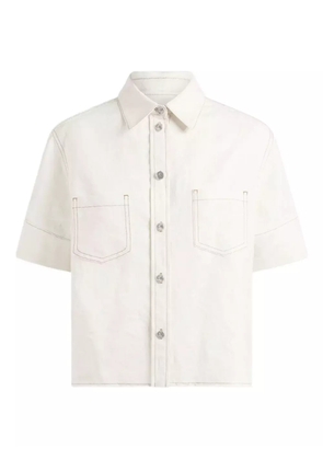 ETRO paisley-jacquard shirt - Neutrals