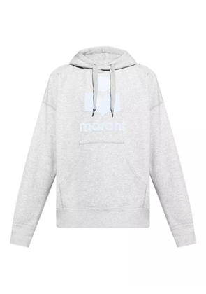 MARANT logo-print hoodie - Blue