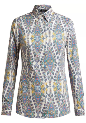 ETRO paisley-print shirt - White