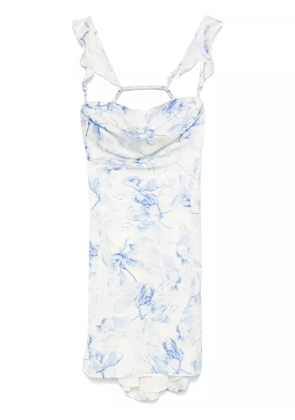 Maje floral mini dress - Neutrals