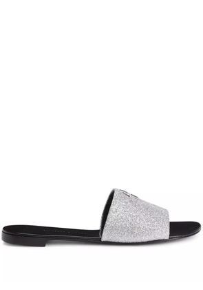Giuseppe Zanotti Shirley glitter sandals - Silver