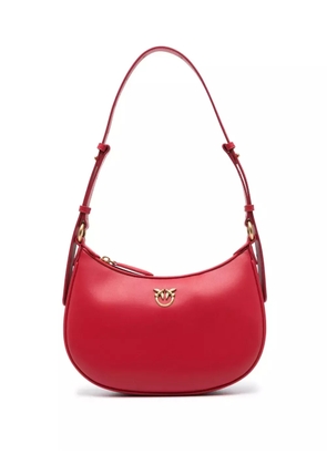 PINKO Love Birds leather shoulder bag - Red