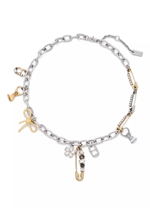 Marc Jacobs Grunge Glam Charm necklace - Silver