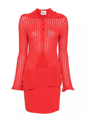 Art Dealer button-down top - Red