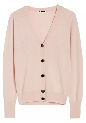 Jil Sander cashmere V-neck cardigan - Pink