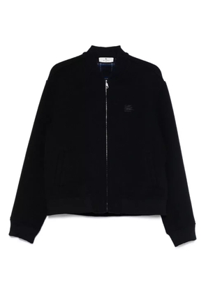 ETRO embroidered zip-up bomber jacket - Blue