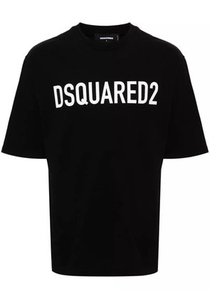 DSQUARED2 logo-print cotton T-shirt - Black