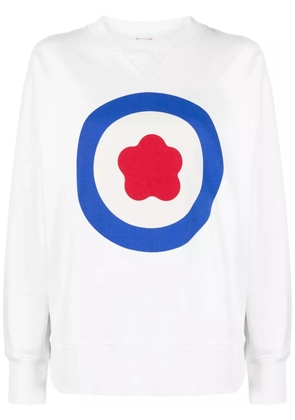 Kenzo logo-print cotton sweatshirt - White