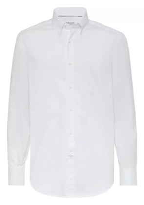 Brunello Cucinelli button-down cotton shirt - White