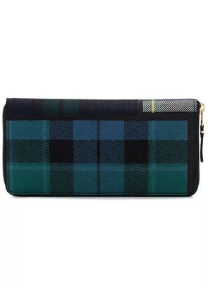 Comme Des Garçons Wallet tartan-print wool wallet - Green